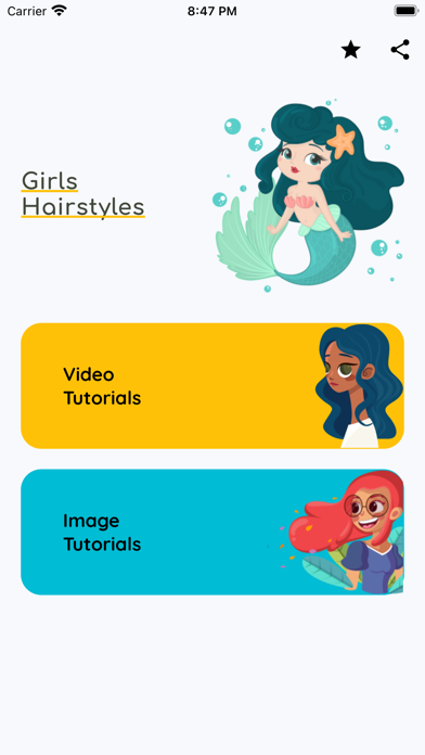 Girls Hairstyles Step by Step Screenshot