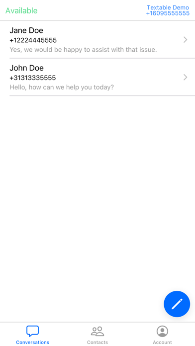 Tel-A-Friend SMS Screenshot