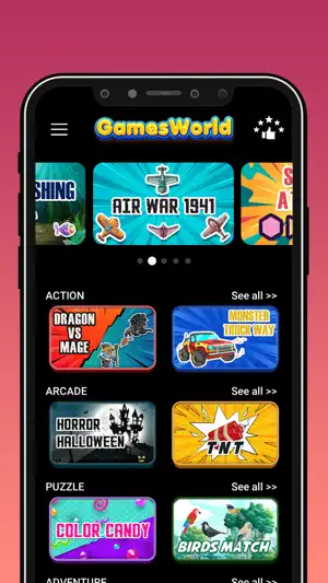 GamesWorld - King of All Games screenshot 1