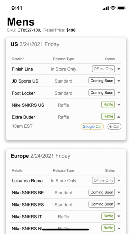Kicksfinder screenshot-4