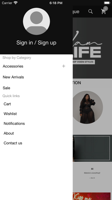 Posh Vixen Boutique Screenshot