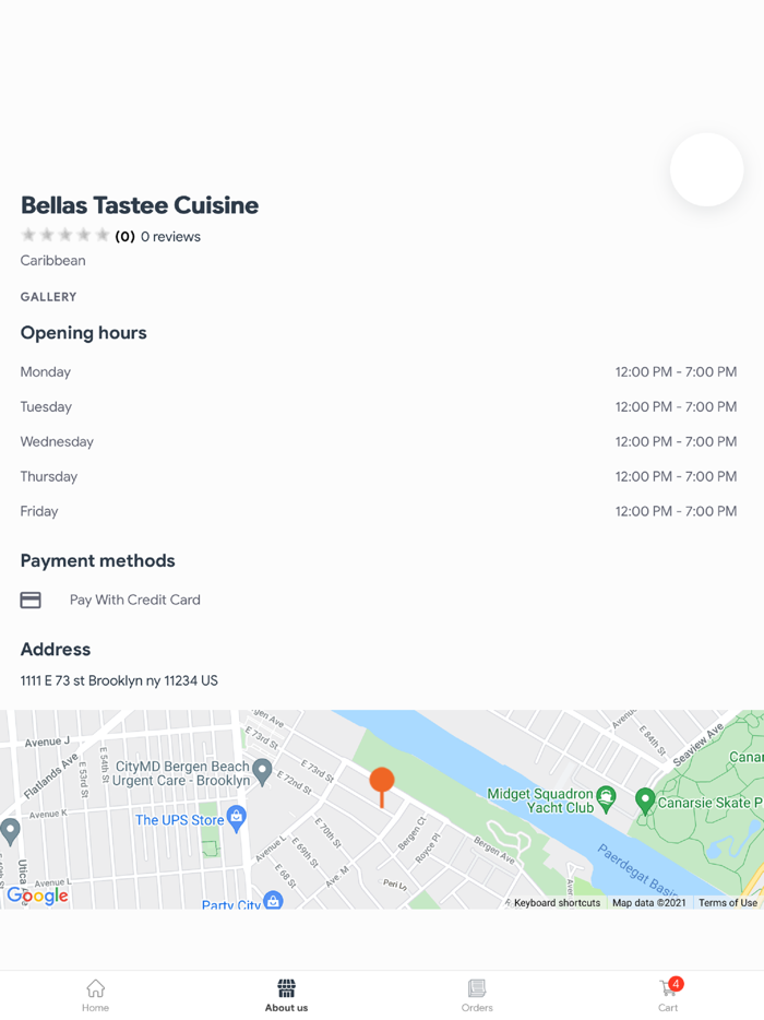 Bella’s Tastee App