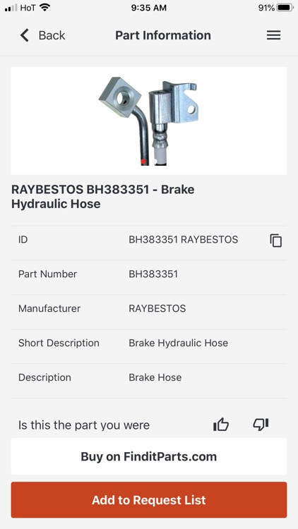 FinditParts Brakes Identifier