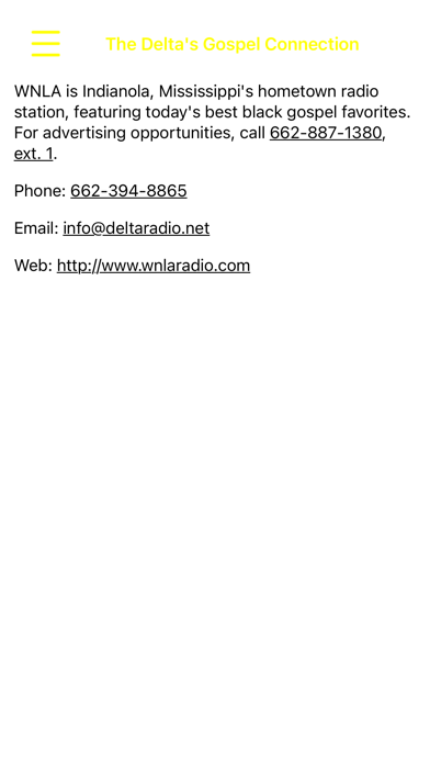 WNLA 95.3 Screenshot