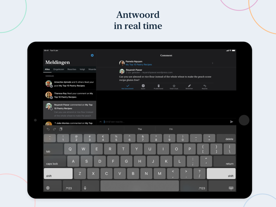 WordPress – Sitebouwer iPad app afbeelding 5