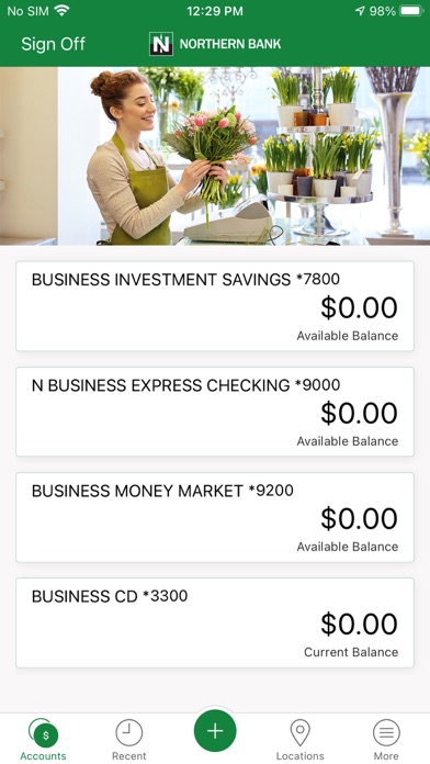 NBTC Mobile Business Banking Screenshot