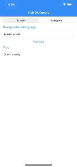 Game screenshot Irish Dictionary Pro hack