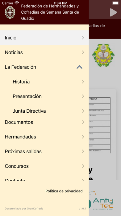 Hermandades de Guadix Screenshot
