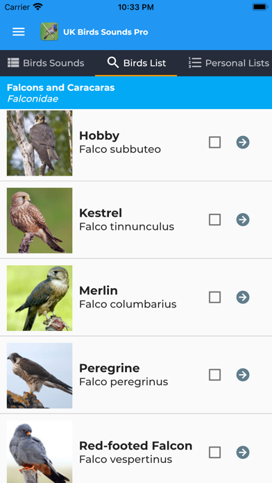 UK Birds Sounds Pro Screenshot