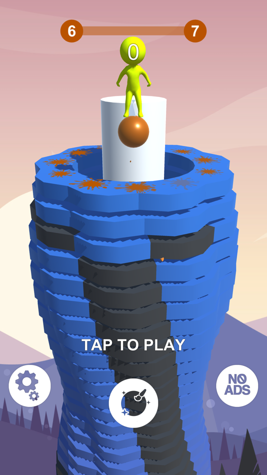 #1. Stack Jump Ball (iOS) 由: Manh Duc Nguyen