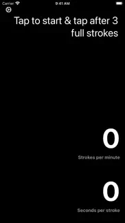rowing stroke rate stopwatch iphone screenshot 3