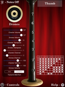 MIDI Bagpipes Chanter screenshot #1 for iPad