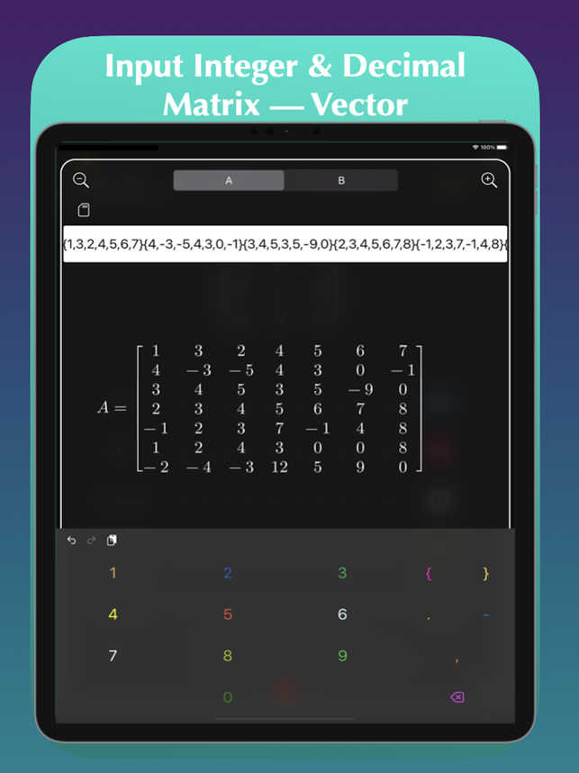 ‎Matrix Numerics Screenshot