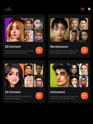Screenshot 3 Editor Voilà AI Artist iphone