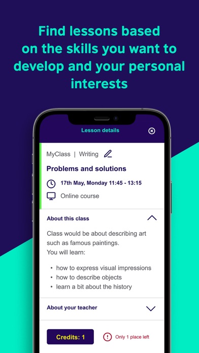 British Council myClass Screenshot