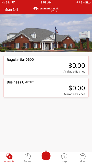 Community Bank of GA Mobile Screenshot
