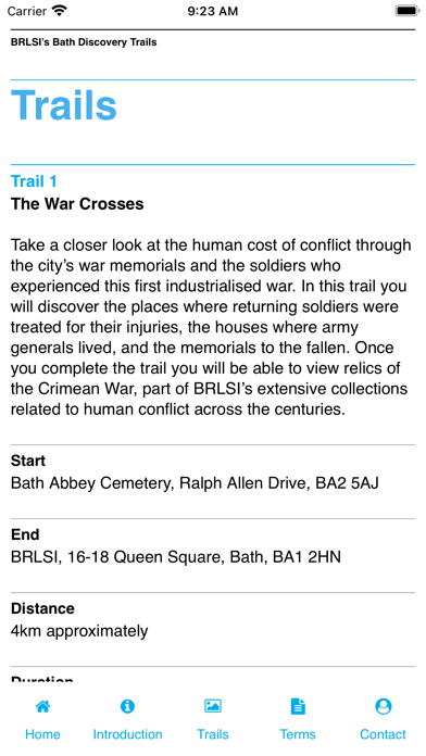 BRLSI's Bath Discovery Trails Screenshot