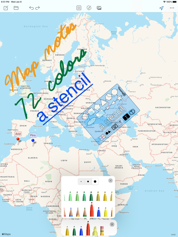 Screenshot #4 pour Draw Maps: Map Notes (PRO)