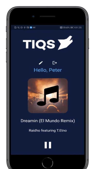 Tiqs Radio Screenshot 1 - AppWisp.com Tiqs Radio Screenshot 1 - AppWisp.com