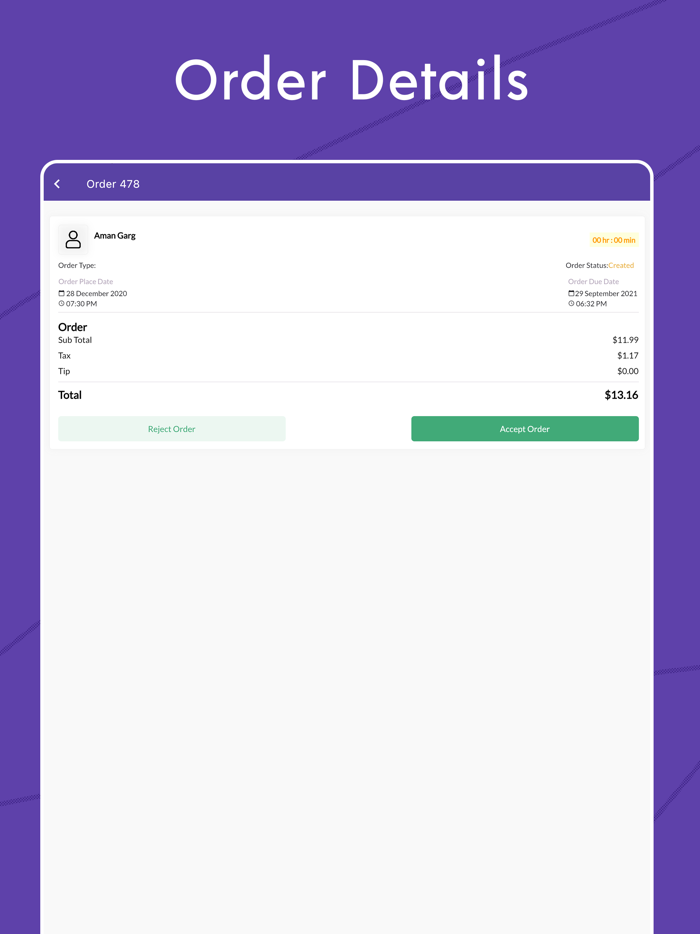SwiftServe - Order Manager