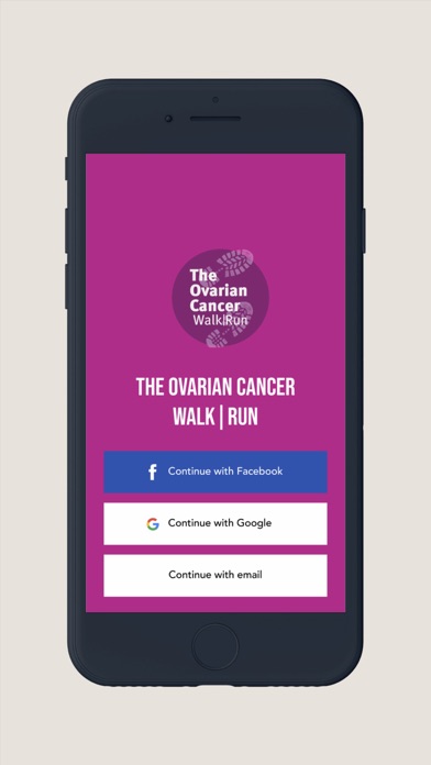 Target Ovarian Cancer Events Screenshot
