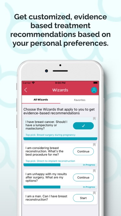 Breast Advocate Screenshot