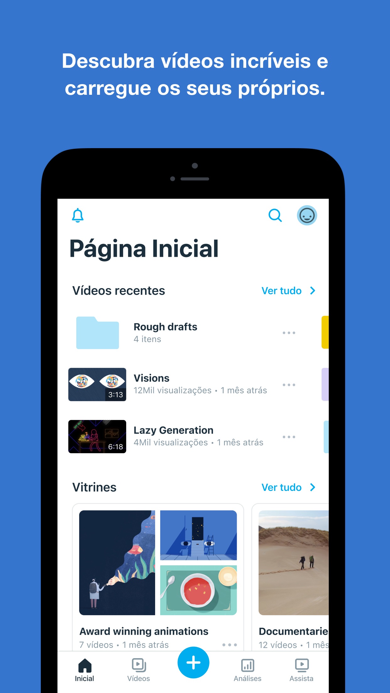 Screenshot do app Vimeo - Vídeos sem Anúncios