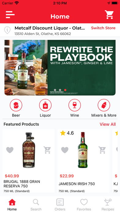 Metcalf Discount Liquor Screenshot 1 - AppWisp.com Metcalf Discount Liquor Screenshot 1 - AppWisp.com