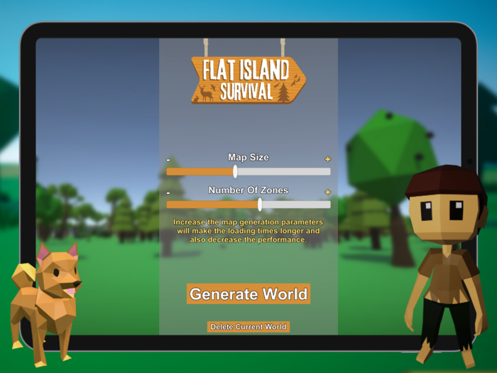 Flat Island Survival