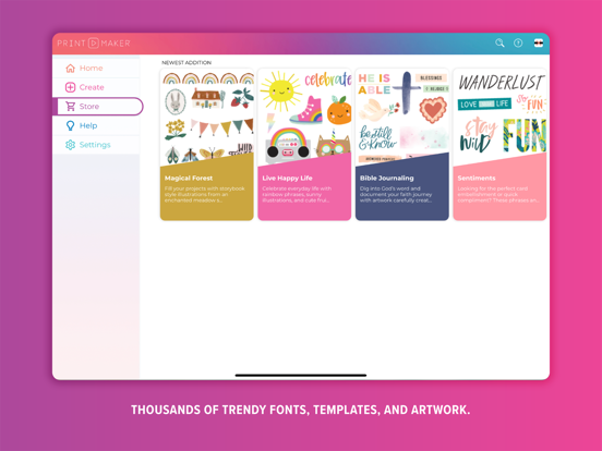 PrintMaker iPad screenshot 5 - Graphics & Design app