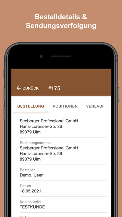 Seeberger B2B Shop Screenshot