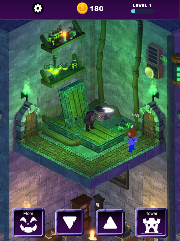 Screenshot #4 pour Idle Scary Tower