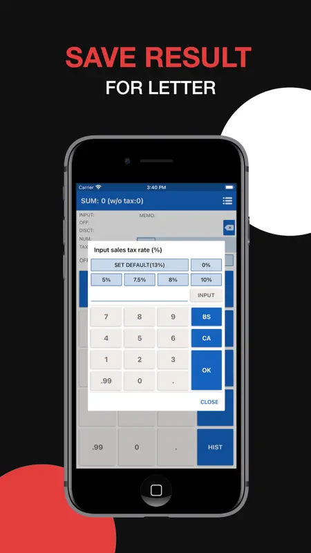 Shopping Calculator with Tax screenshot 4 of 8
