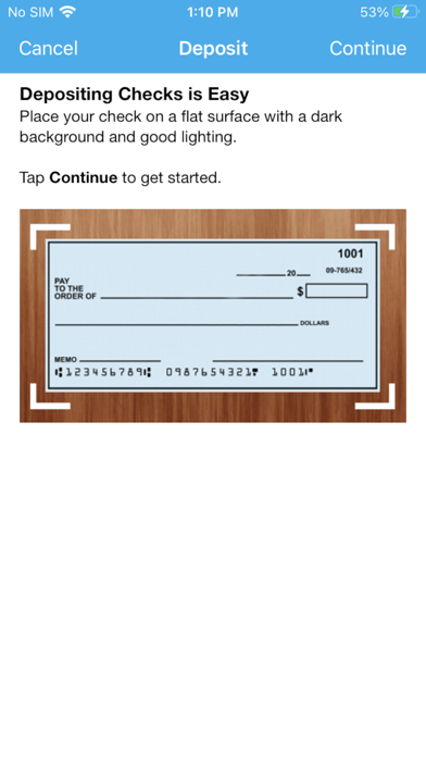Bank Michigan Screenshot