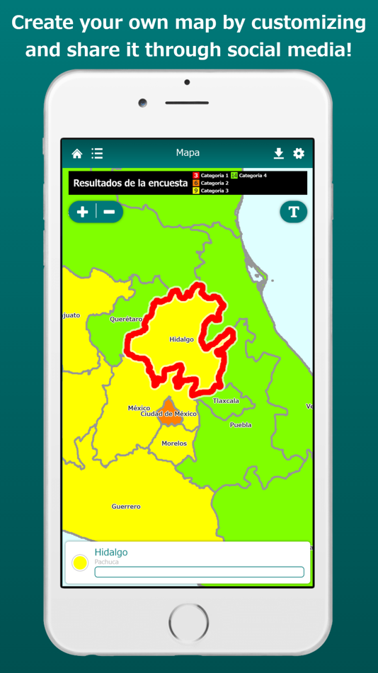 #4. My Mexico Map (iOS) 由: Sohta Itoh