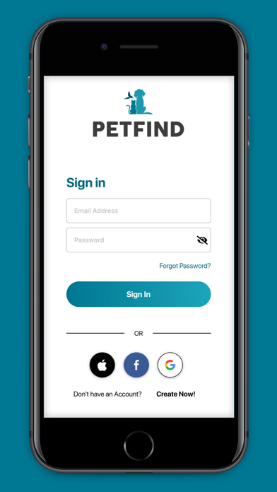Petfind Mobile Screenshot