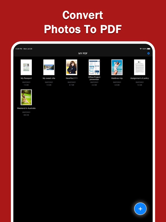 Screenshot #4 pour Image to PDF Converter +
