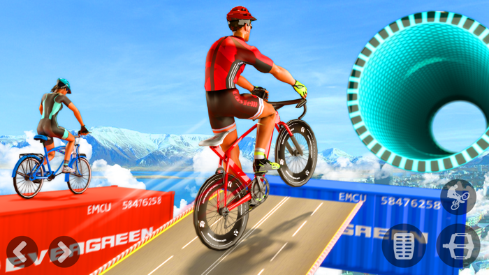 BMX Cycle Bike Impossible Ramp