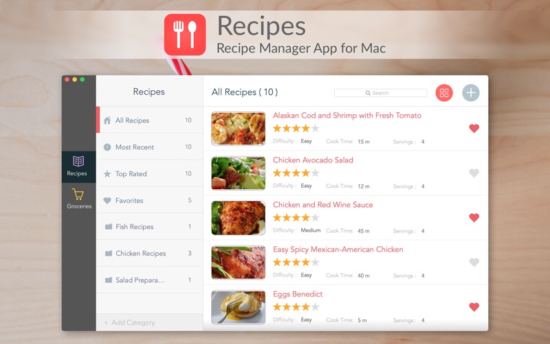 Screenshot #1 pour Recipes