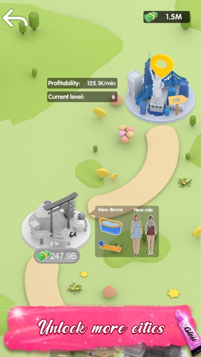 Idle Beauty Salon - Sims Game Screenshot