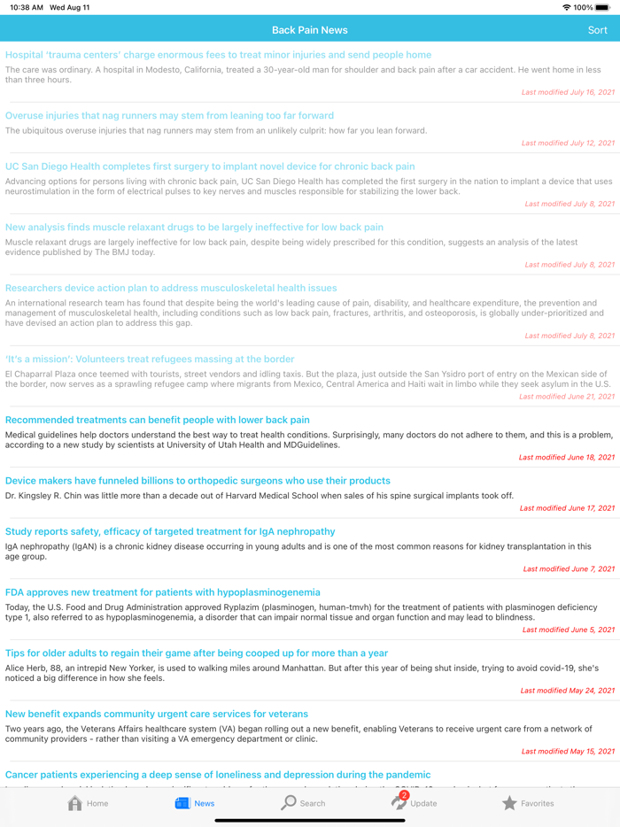 Back Pain by AZoMedical