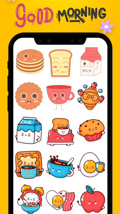 Good Morning Stickers Screenshot