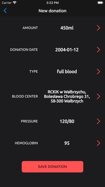 Blood Donor Diary screenshot-4
