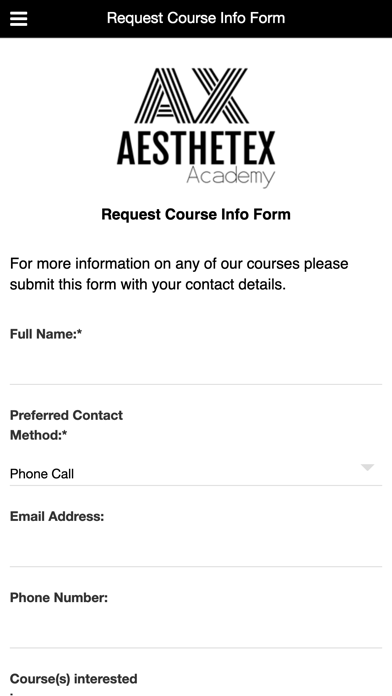 AX Aesthetex Academy Screenshot