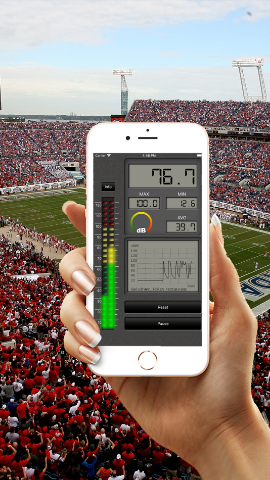 #2. Decibel Metre (Sound Meter) (iOS) 由: UniCom Technology