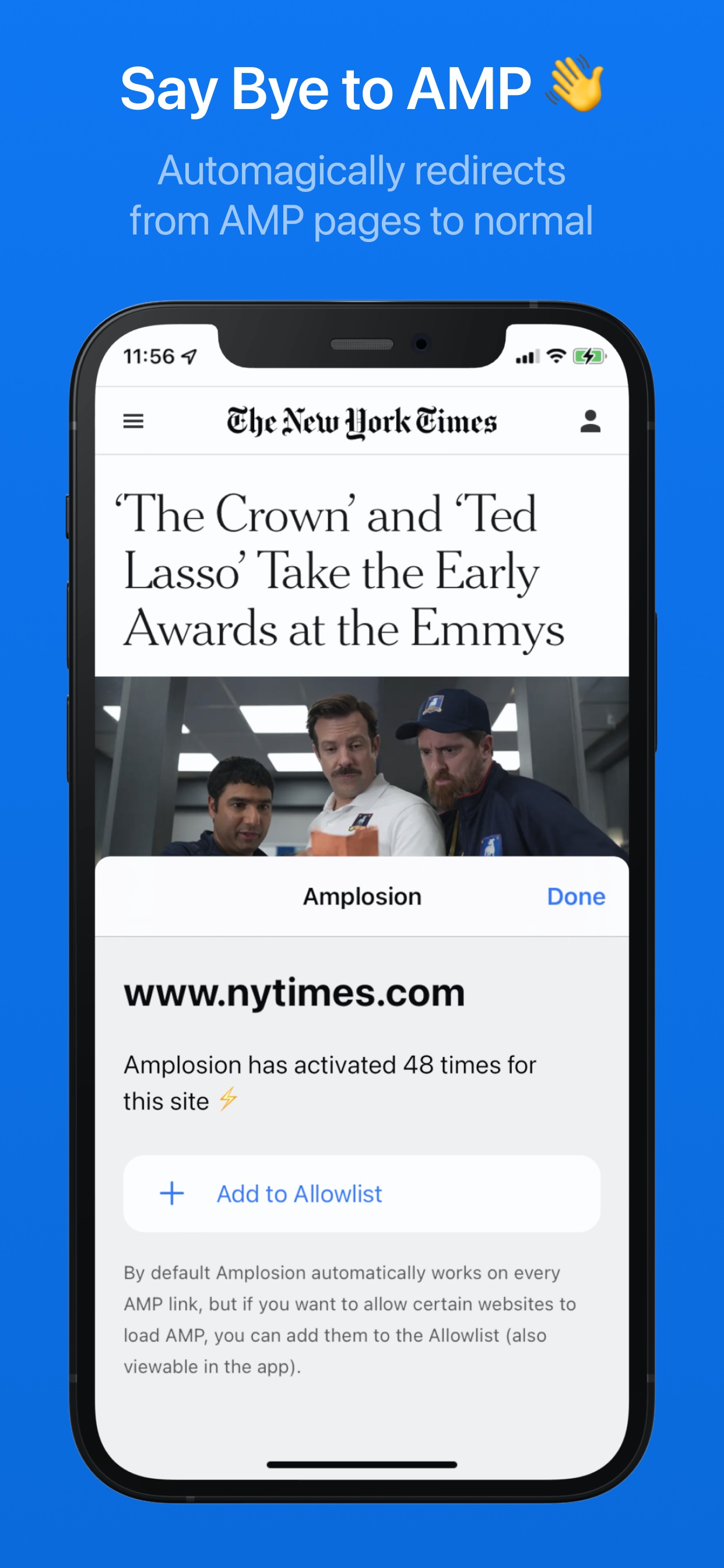 Amplosion: Redirect AMP Links