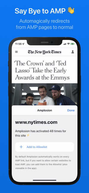 ‎Amplosion: Redirect AMP Links Screenshot