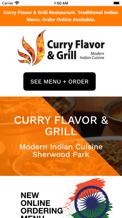 Curry Flavour & Grill Screenshot 2 - AppWisp.com Curry Flavour & Grill Screenshot 2 - AppWisp.com