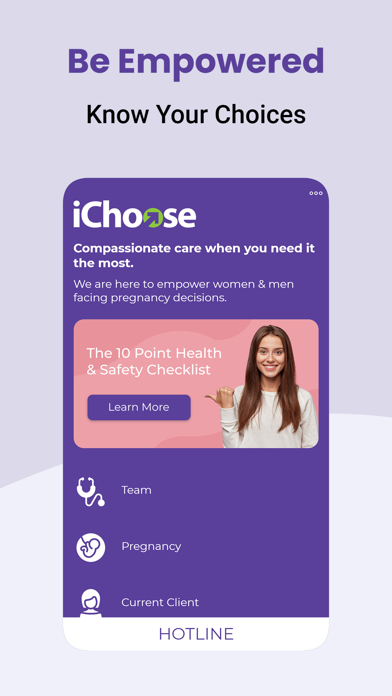 iChoose - Choices of the Heart iPhone screenshot 1 - Medical app