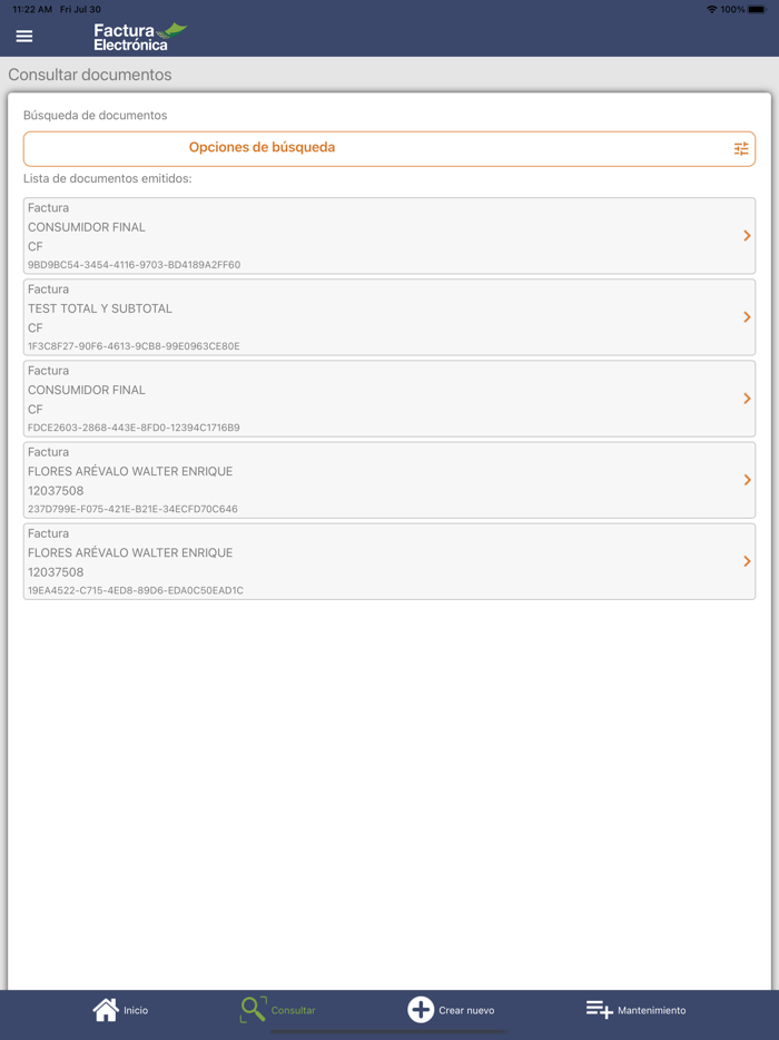 GTI Factura Electrónica GT